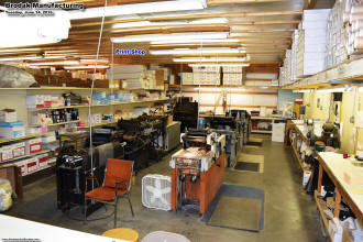 Brodak's in-house print shop - Airplanes and Rockets