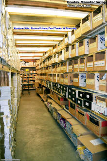 Brodak control line kits, spools of control line, and covering material - Airplanes and Rockets