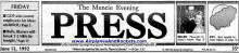 June 12, 1992 (page 1), history of AMA's relocation to Muncie - Airplanes and Rockets