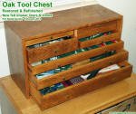 Antique Oak Tool Chest Restoration - Airplanes and Rockets