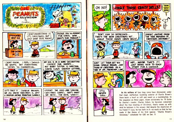 "Peanuts on Television," by Charles Schulz - Airplanes and Rockets