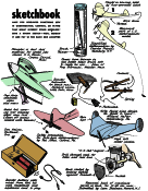 Sketchbook, October 1950 Air Trails - Airplanes and Rockets