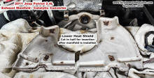 2011 Jeep Patriot 2.4L Exhaust Manifold Replacement (lower heat shield cut in half for easy installation) - Airpanes and Rockets