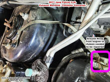 2011 Jeep Patriot 2.4L Exhaust Manifold Replacement (ground strap between engine and chassis needed repair) - Airpanes and Rockets
