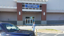 Sears tool department entrance at Friendly Center - Airplanes and Rockets