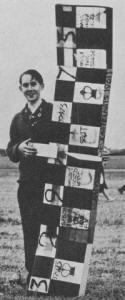 Brian Bow's gas powered tailless was cut-down remains of earlier 12-foot span glider - Airplanes and Rockets