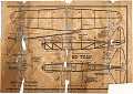 Guillow No. D4 Menasco Trainer Kit - Airplanes and Rockets