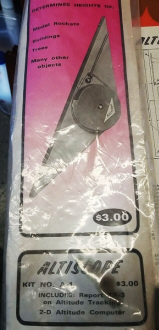 Estes Altiscope kit (Cat. No. 651-A-1) - Airplanes and Rockets