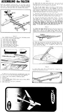 Estes Falcon Rocket Glider Instructions - Airplanes and Rockets