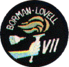 NASA Gemini VII Mission Patch - Airplanes and Rockets