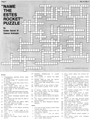 Estes Model Rocket News - vol. 11, no. 1, January 1971 - Airplanes and Rockets
