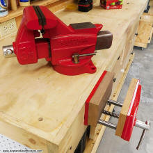 Craftsman 5½" Bench Vise and 7" Woodworking Vise Restored (4) - Airplanes and Rockets