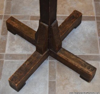 Antique coat tree base (original) - Airplanes and Rockets